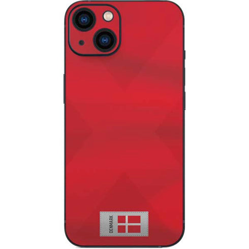 Denmark Soccer Flag iPhone Skins